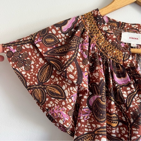 Xirena Sumer Blouse in Earth Batik - Picture 9 of 16